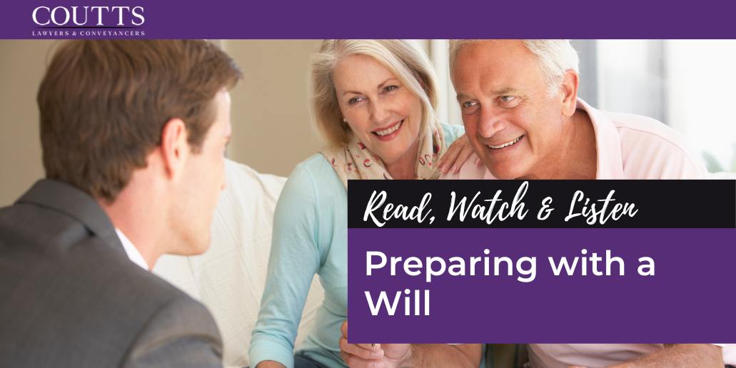 Preparing with a will