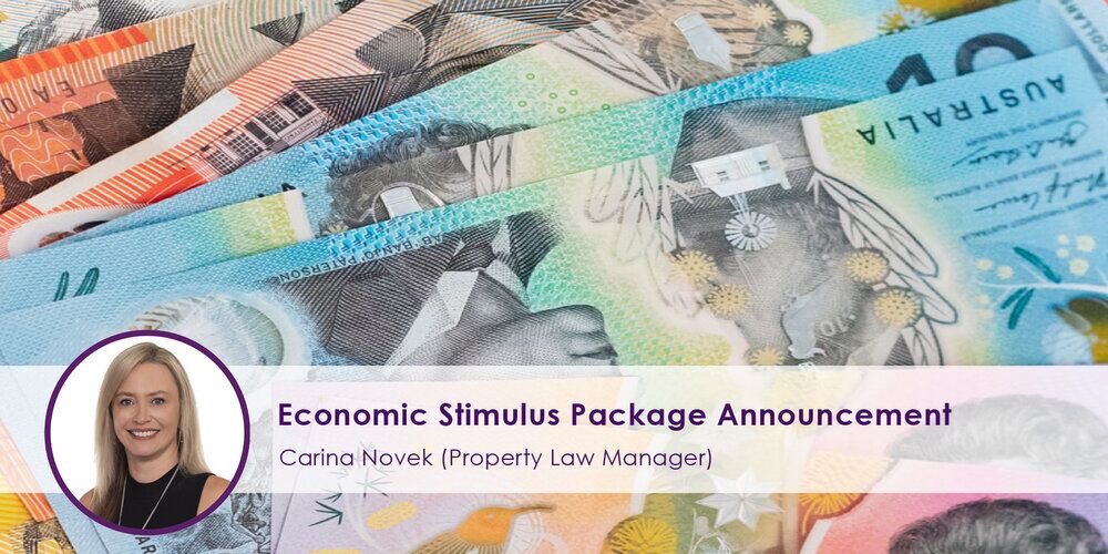 Economic Stimulus Package Announcement