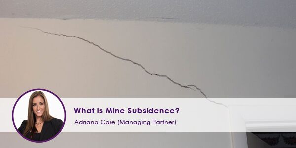What is Mine Subsidence?