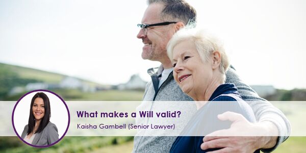 What makes a Will Valid?