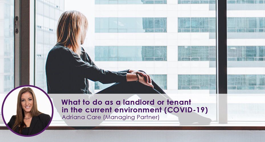 Landlord or tenant in the current environment