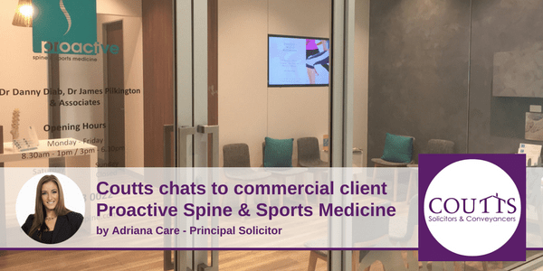 Coutts Chats to Commercial Client Proactive Spine