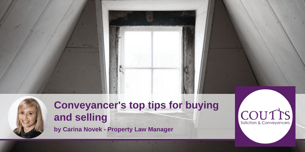 Conveyancer's top tips for buying and selling