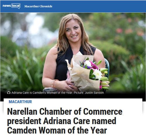 Adriana Care named Camden Woman of the year