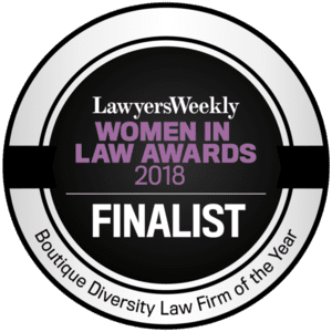 Lawyers Weekly Women in Law Awards 2018