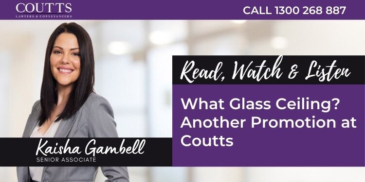 What Glass Ceiling - Another Promotion at Coutts