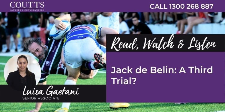 blog banner, jack de belin: a third trial?