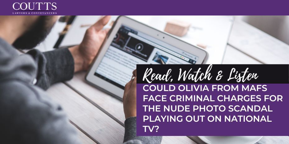 COULD OLIVIA FROM MAFS FACE CRIMINAL CHARGES FOR THE NUDE PHOTO SCANDAL PLAYING OUT ON NATIONAL TV?