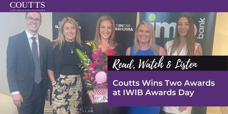 Coutts Wins Two Awards at IWIB Awards Day