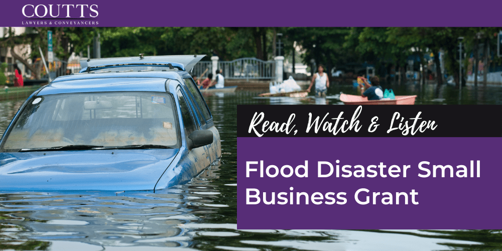 Flood Disaster Small Business Grant